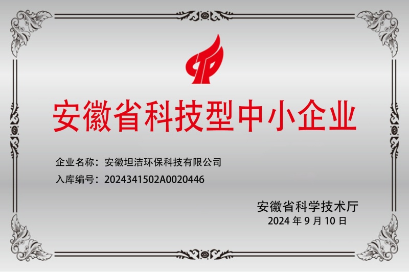 日喀则安徽科技型中小企业证书